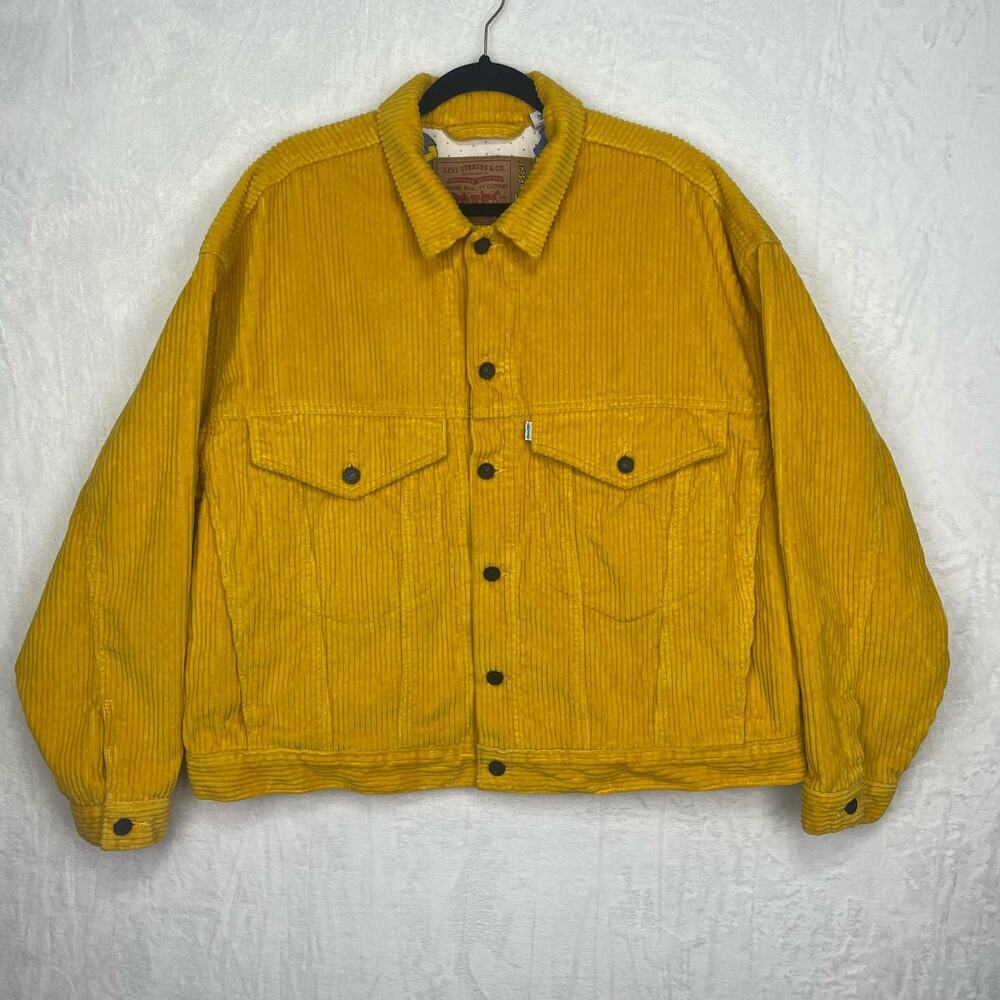 Levi's x The‎ Simpsons Unisex Corduroy Trucker Jacket Large Rare